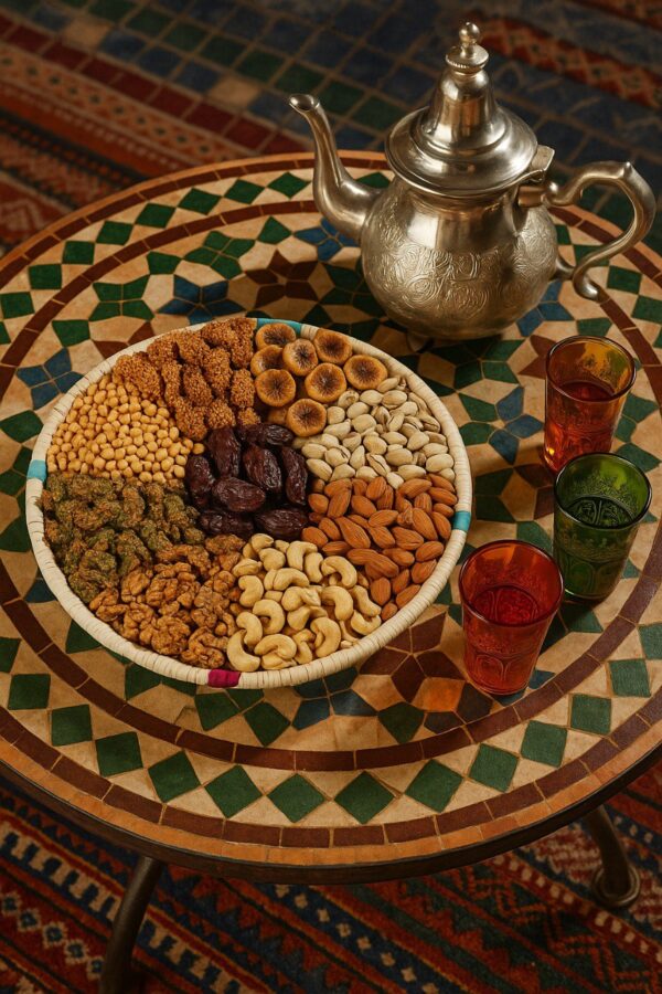 Coffret Achoura Traditionnel coffret de Fruits Secs & Noix Large – Image 3